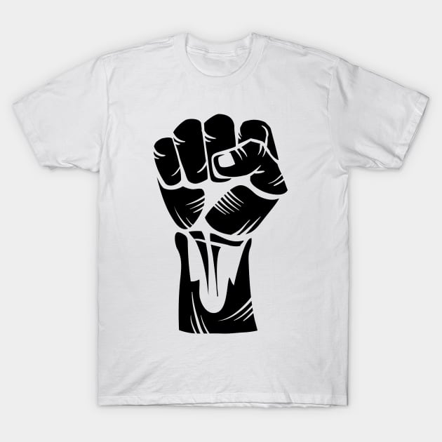 Fist Protest T-Shirt by Kopirin